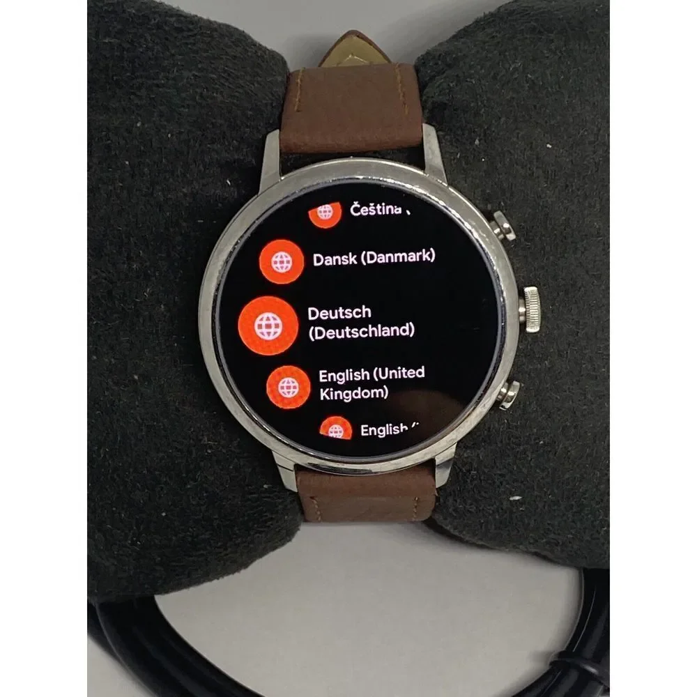 Fossil Gen 4 Authentic Digital Dial Smart Watch Custom Band FTW6017 AB462